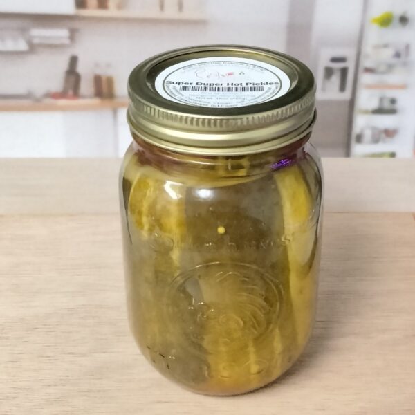 Super Duper Hot Dill Pickles